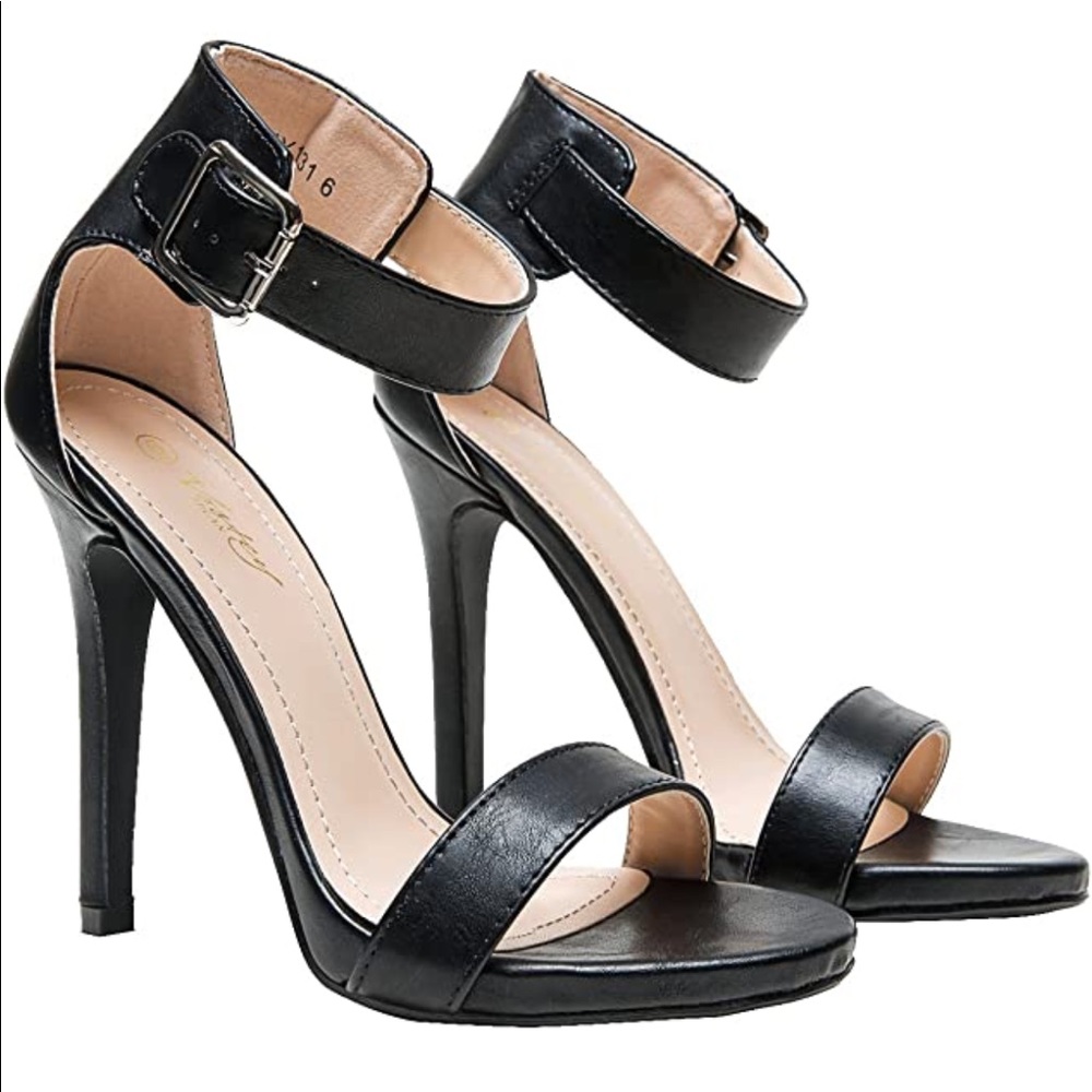 Vostey women’s high heels t- strap pumps